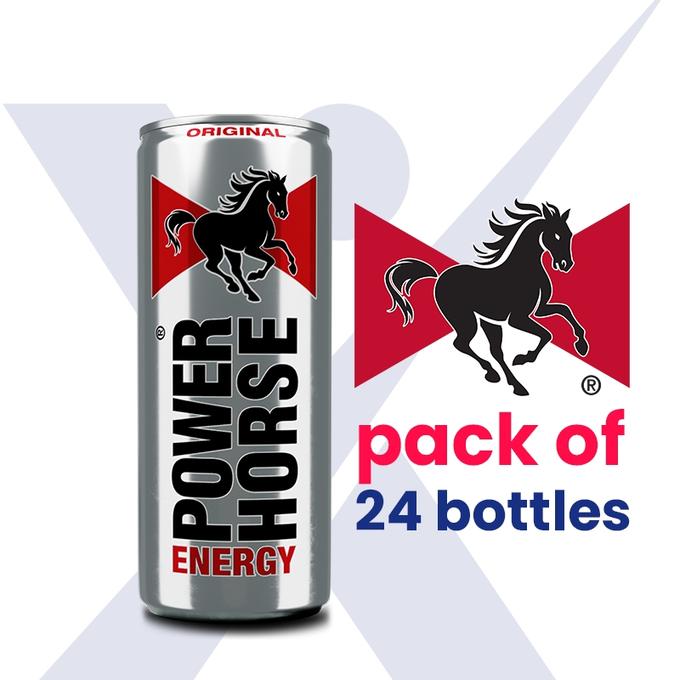 Power Horse Original Energy Drink - 24 Pack (250ml Cans)