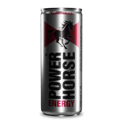 Power Horse Original Energy Drink - 24 Pack (250ml Cans)